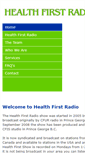 Mobile Screenshot of healthfirstradio.com